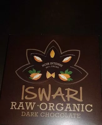 Raw organic dark chocolate Iswari , code 5600244397260