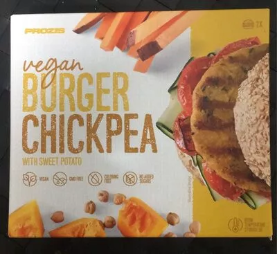 Vegan Burger Chickpea Prozis 2 x 80 g, code 5600499581032