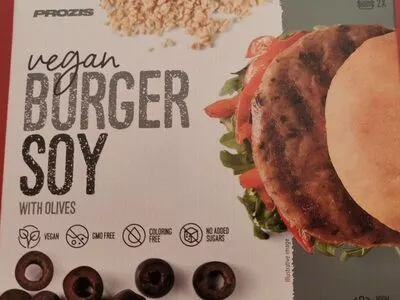 Vegan Burger Soy with olives prozis , code 5600499586464