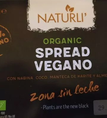 Spread vegano Naturli 225 g, code 5701977550134