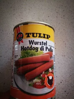 Wurstel hotdog di pollo Tulip , code 5707196007800