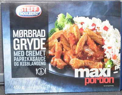 Mørbrad Gryde med cremet paprikasauce og risblanding Steff Houlberg 450g, code 5707196128581