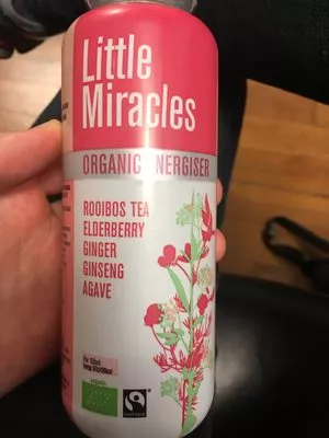 Rooibos Tea Elderberry Ginger Ginseng Agave Little Miracles 330 ml e, code 5708190025050