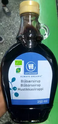 Blåbärssirap Urtekram 250 ml, code 5765228255032