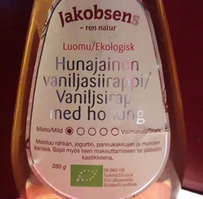 Hunajainen vanijsiirappi jakobsens 350 g, code 5772739449362