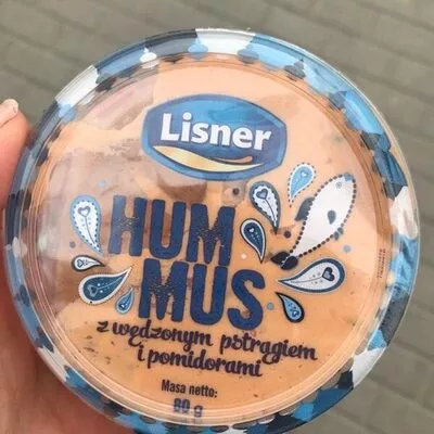 Hummus z wędzonym pstrągiem Lisner , code 5900344002324