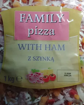 Pizza z szynką wieprzową, na podopiecznym spodzie. Iglotex 1 kg, code 5902162113336