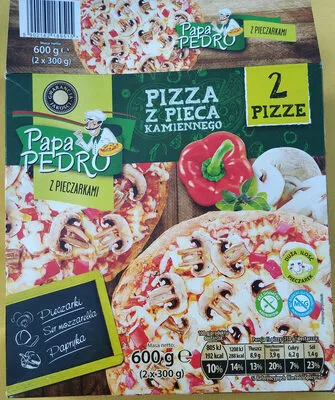 Pizza z pieca kamiennego z pieczarkami Iglotex, Biedronka 600 g (2 x 300 g), code 5902162189515