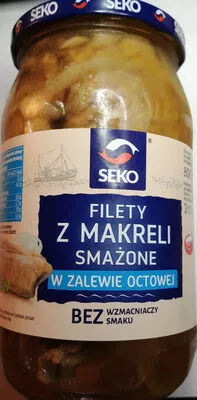 Filety z makreli smażone w zalewie octowej Seko 310 g (przed odsączeniem 800 g), code 5902353006102