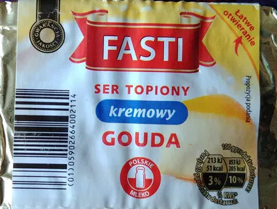 Ser topiony kremowy gouda Fasti 100 g, code 5902664002114