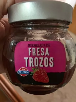 Mermelada de fresa a trozos Hacendado 280 g, code 5903295014590