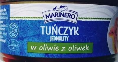 Tuńczyk jednolity w oliwie z oliwek Marinero 104 g (przed odsączeniem 160 g), code 5903895637786