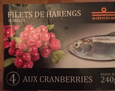 Filet de harens aux cramberries Admiral 240 g, code 5905548620824