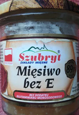 Mięsiwo bez "E" Zaklady mięsne Szubryt 280 g, code 5906190371652