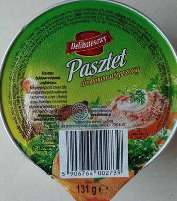 Pasztet drobiowo-wieprzowy Delikatesowy, Mispol Food 131 g, code 5906764002739