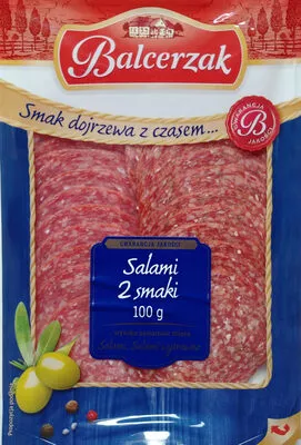 Salami 2 smaki. (Salami wytrawne, Salami) Balcerzak 100 g, code 5906775670095