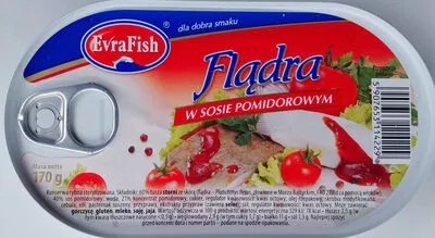 Flądra w sosie pomidorowym EvraFish 170 g, code 5907653114229