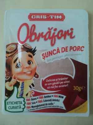 Obrăjori Șunca de porc CrisTim 30 g, code 5941265023449