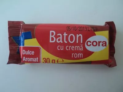 Cora Baton cu crema rom Cora 30 g,, code 5941385001846