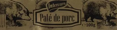 Pâté de Porc Intercarn 100 g e, code 5949060401608