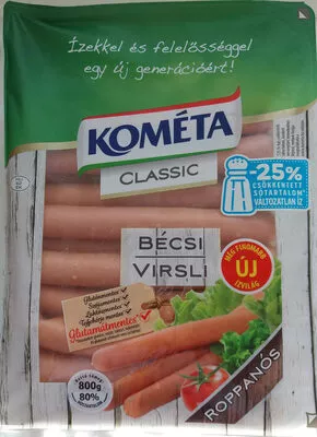 Bécsi virsli Kométa 800 g, code 5998002020315