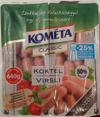 Classic Koktél Virsli Kométa 640 g, code 5998002020322