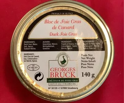 Bloc de Foie Gras de Canard  , code 6058550002757