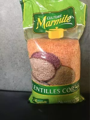 Lentilles corail Culture Marmite , code 6091029800058