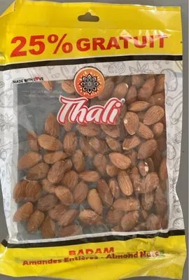 Badam - Almond Nuts Thali 100g, code 6091315911154