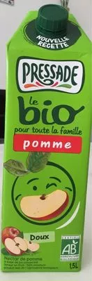 Nectar de pomme bio Pressade , code 61736115