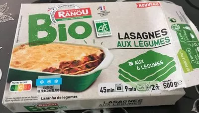 Lasagnes aux Legumes Bio  500 g, code 62179140