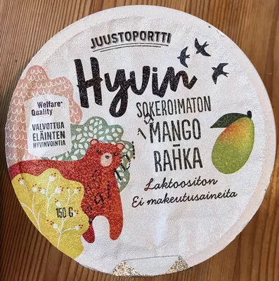 Hyvin sokeroimaton mango-rahka Juustoportti 150g, code 6408653126124