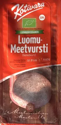 Luomu-Meetvursti Kotivara 120g, code 6409630041027