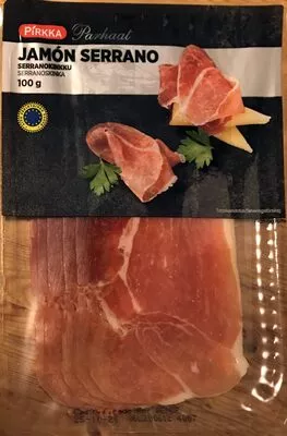 Jamon Serrano Pirkka 100 g, code 6410405155504