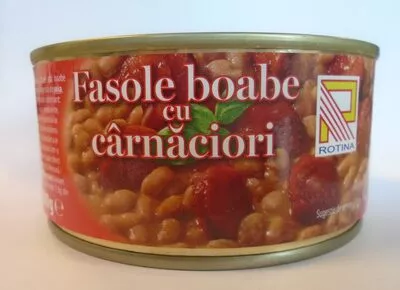 Rotina Fasole boabe cu cârnăciori Rotina 300 g,, code 6420536000628