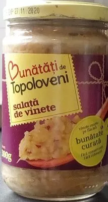 Bunătăți de Topoloveni Salată de vinete Bunătăți de Topoloveni 300 g,, code 6426034302776