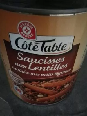 Saucisses aux lentilles  , code 65635834