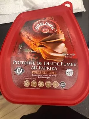 Poitrine de dinde fumee au paprika  , code 7290000530451