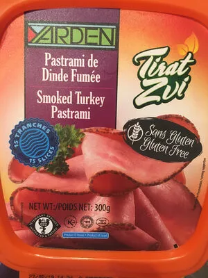 Pastrami de dinde fumée Yarden 300 g, code 7290002371168