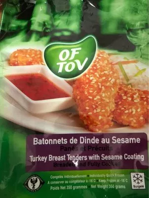 Batonnets de Dinde au Sesame Of Tov , code 7290014747616