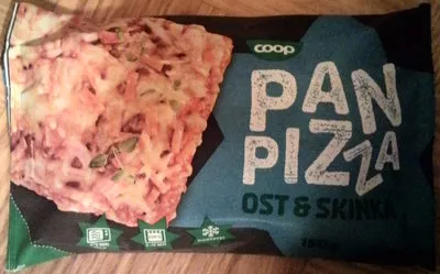 Coop Pan Pizza Ost & Skinka Coop, DelMat 150 g, code 7300156489708