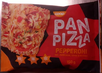 Coop Pan Pizza Pepperoni Coop, DelMat 150 g, code 7300156489715