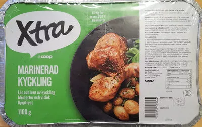 Marinerad Kyckling Xtra, Coop, Coop Xtra 1100g, code 7300156503664