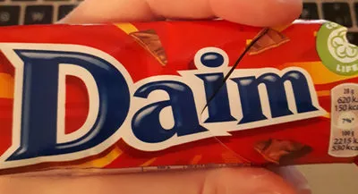 Daim chocolate bar milk daim 28 g, code 7310511803001