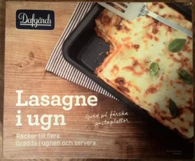 Dafgårds Lasagne i ugn Dafgårds, Gunnar Dafgård 1 kg, code 7310960039211