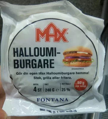 Halloumi-burgare Fontana 240 g (4x60g), code 7316150975680