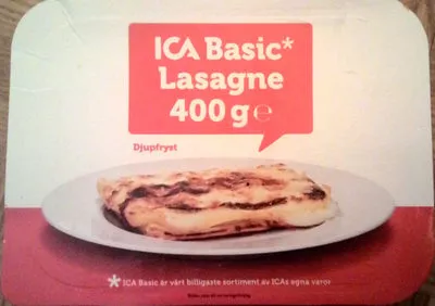 ICA Basic Lasagne ICA Basic, ICA 400 g, code 7318690079521