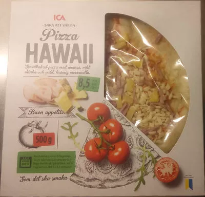 ICA Bara att värma Pizza Hawaii ICA Bara att värma, ICA 500 g, code 7318690144465