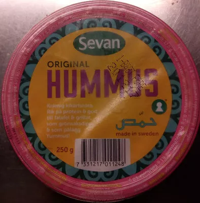 Sevan Hummus Original Sevan 250 g, code 7331217011248