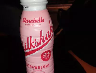 Milkshake strawberry Barebells , code 7340001800951